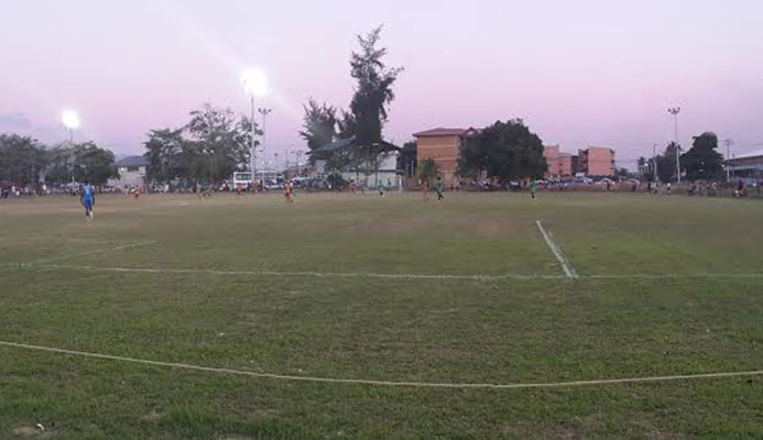 ​A panoramic view during the Digicel Pro League clash between San Juan Jabloteh and Point Fortin Civic at the Barataria Recreation Ground on Mar. 5, 2016.