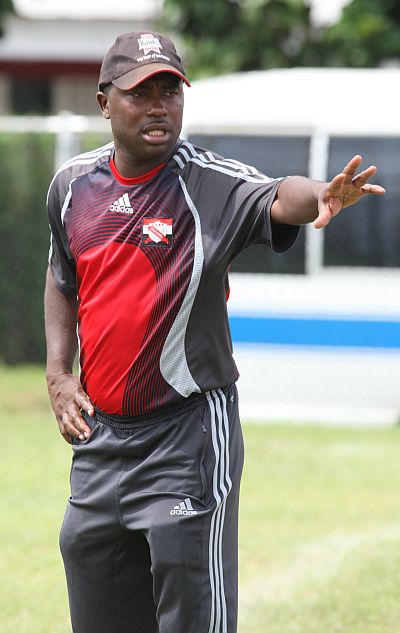 Trinidad and Tobago Olympic Men’s team head coach Angus Eve 