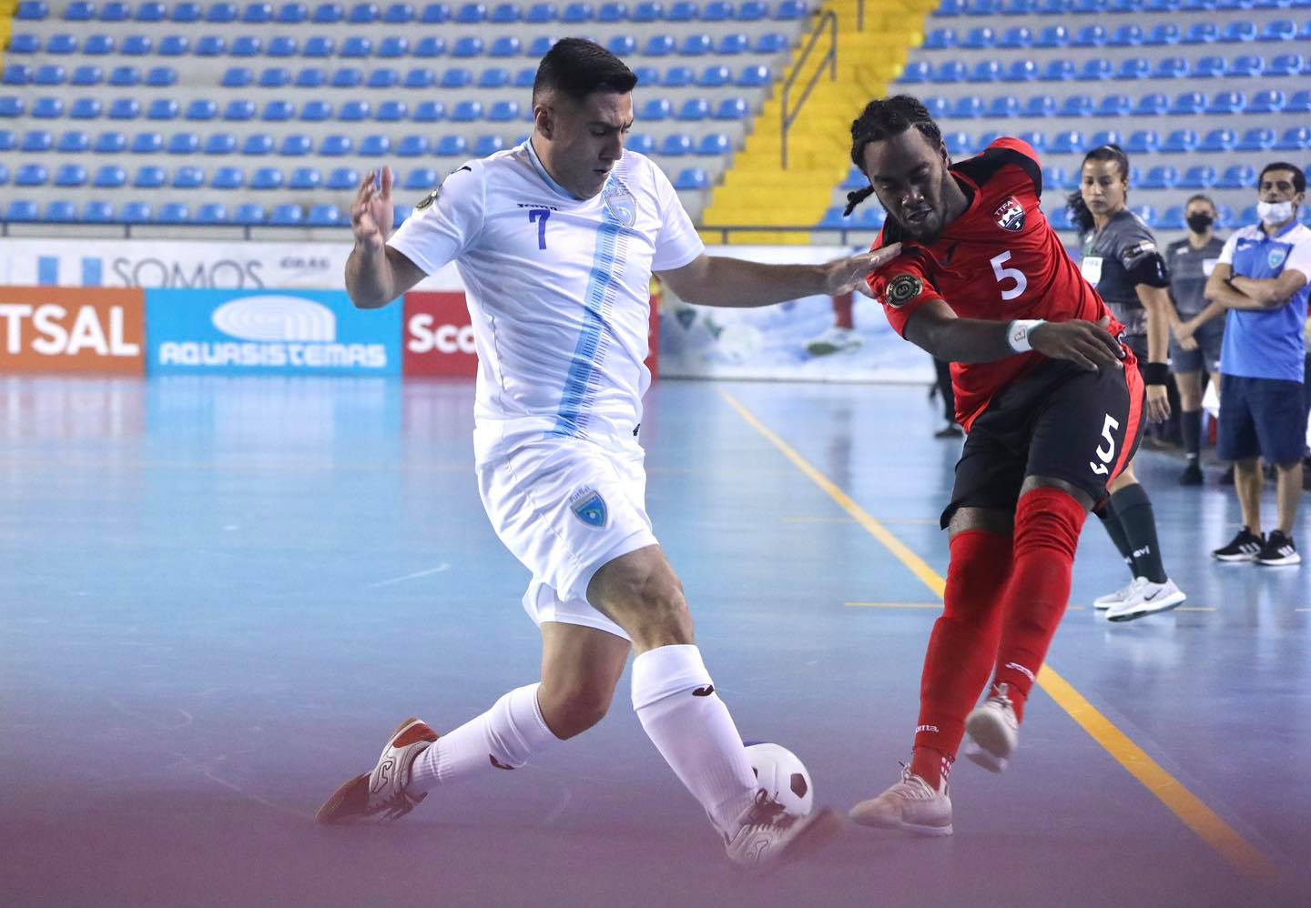 Guatemala vs Trinidad and Tobago at the 2021 Concacaf Futsal Championship