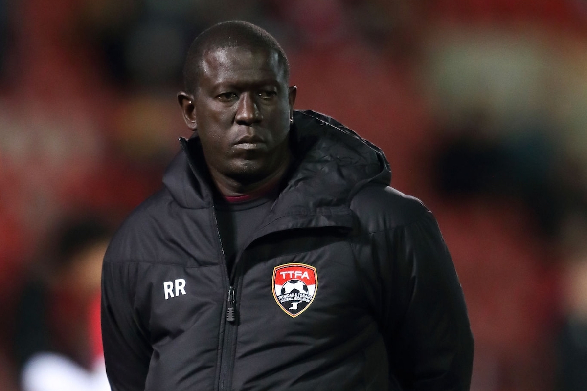 Trinidad and Tobago goalkeeping coach Ross Russell during the International Friendly between Wales and Trinidad and Tobago at Racecourse Ground on March 20, 2019 in Wrexham, Wales. (Photo by James Williamson - AMA/Getty Images)