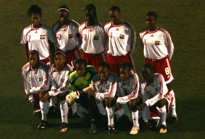T&T women U-20 team.