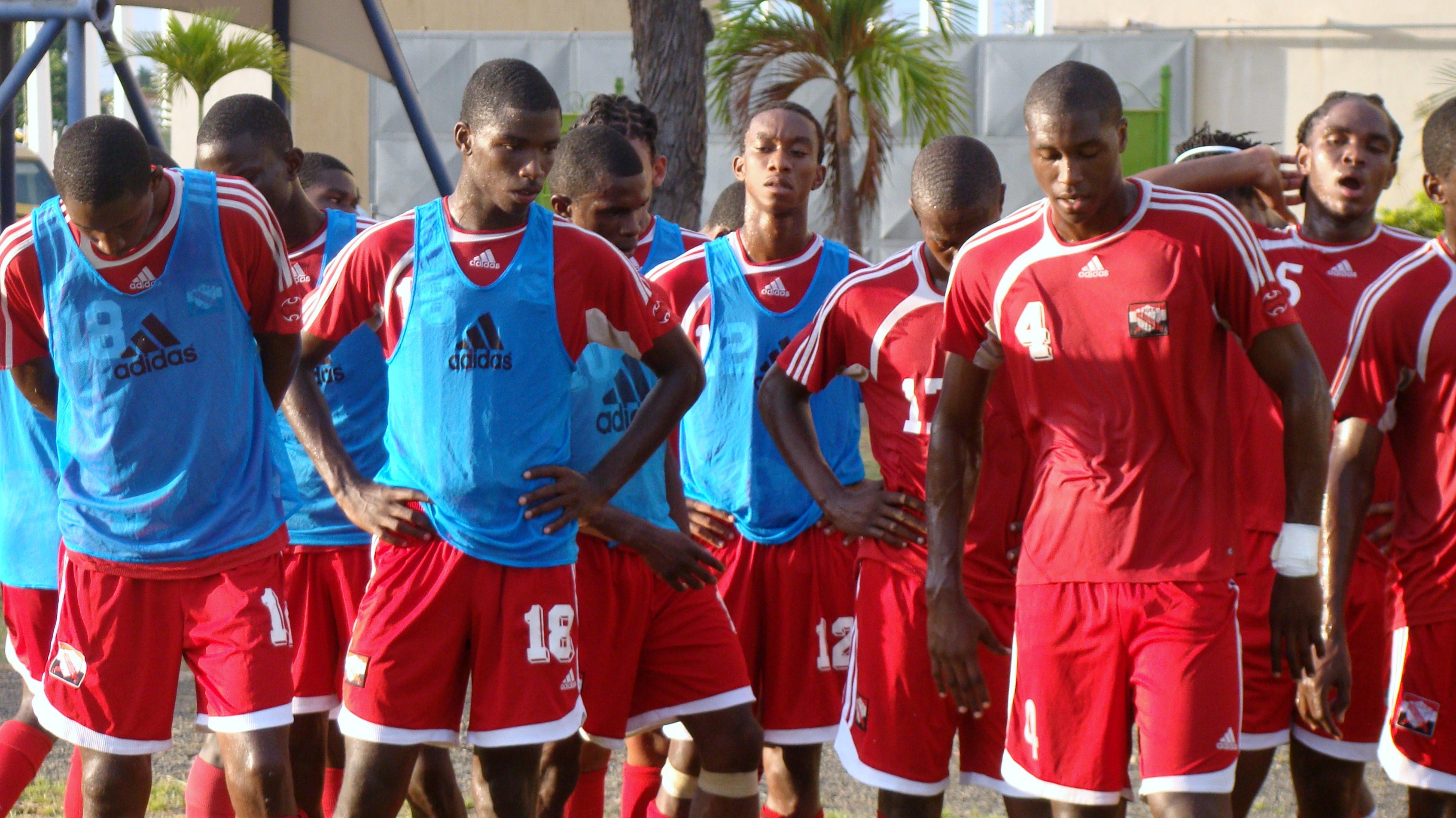 2010 Under 20 team in training.