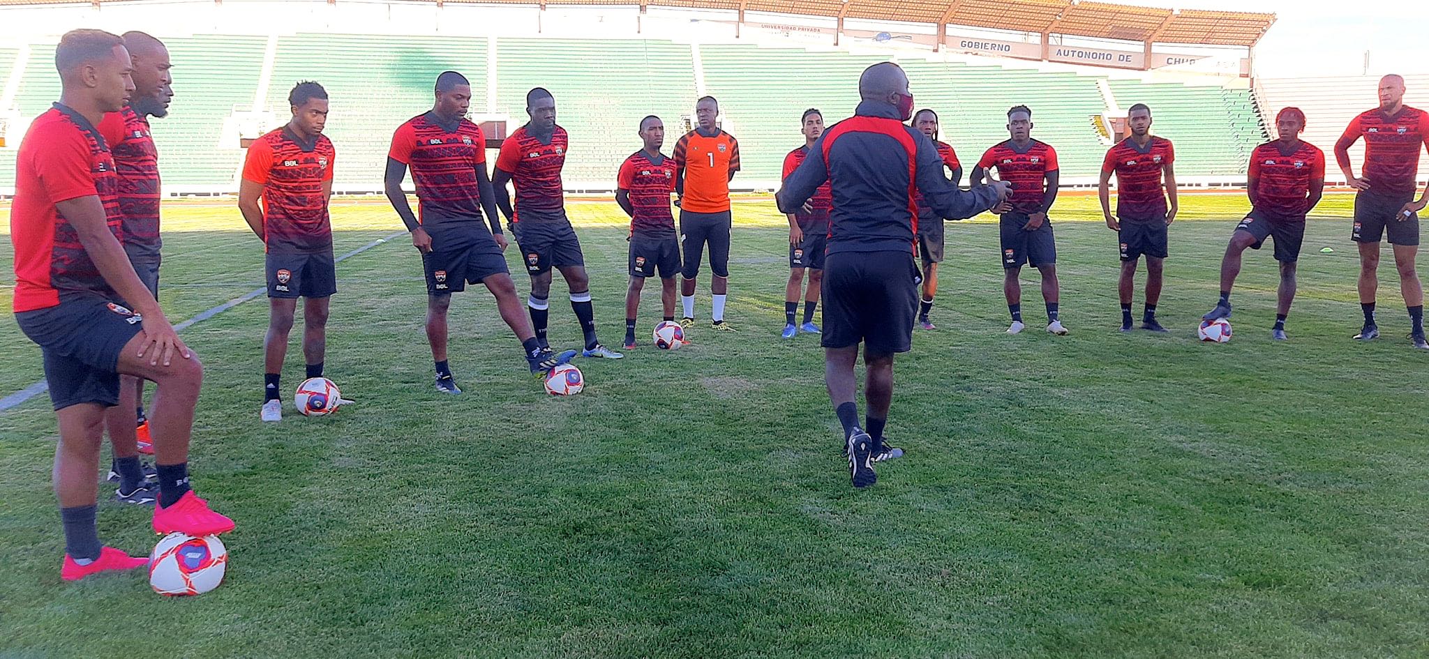 Players from Arsenal, Schalke, Monchengladbach try out for T&T.