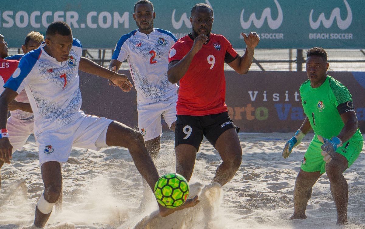 T&T go down 4-3 to Panama in Beach Soccer group decider.