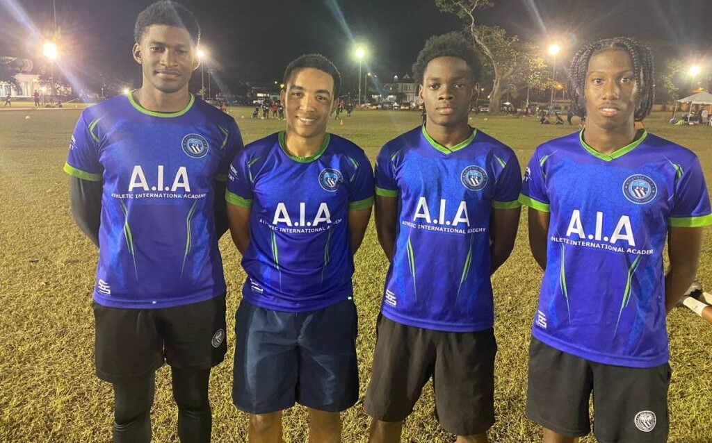 Desailly Cowan-Bastien, from left, Angel Aragones, Isaiah Isaac and Khaden Caraby of Athletic International Academy will represent TIRO FC in the 2023 Dallas Cup. -
