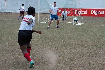 TT football girls impress at Digicel Kick Start