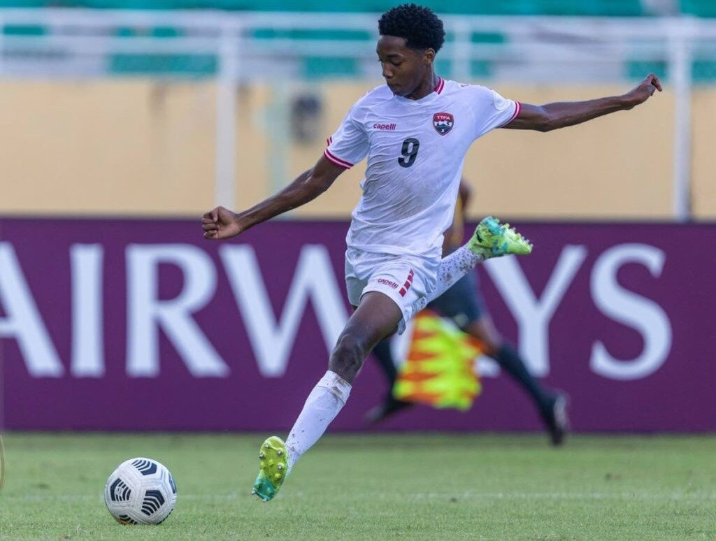 Trinidad and Tobago's Jonathan Mason scored against Costa Rica in the Concacaf Under-15 Championships on Wednesday, at the Felix Sanchez Stadium, Dominican Republic. - TTFA 
