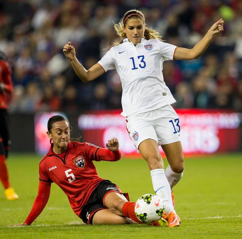 US Women opens 2014 CONCACAF Women's Championship with 1-0 win against T&T. 