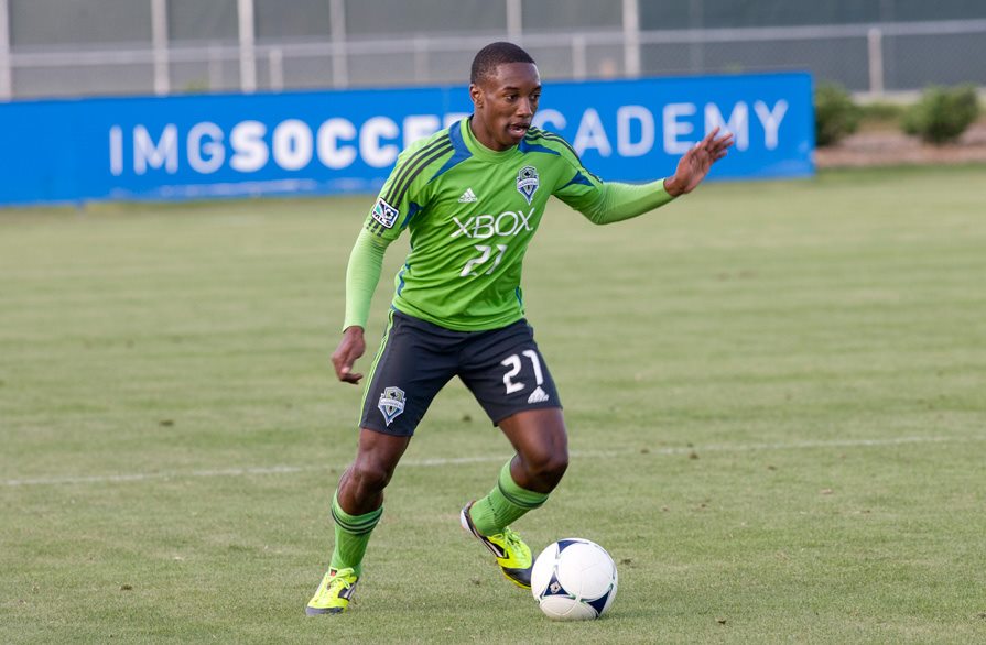 Seattle Sounders forward Cordell Cato