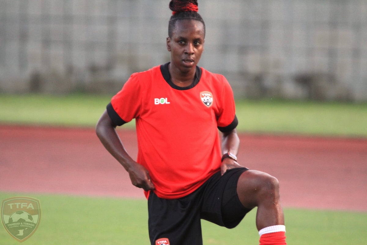 Kennya Cordner during a training session at the Ato Boldon Stadium, Couva on Tuesday, October 19th 2021.