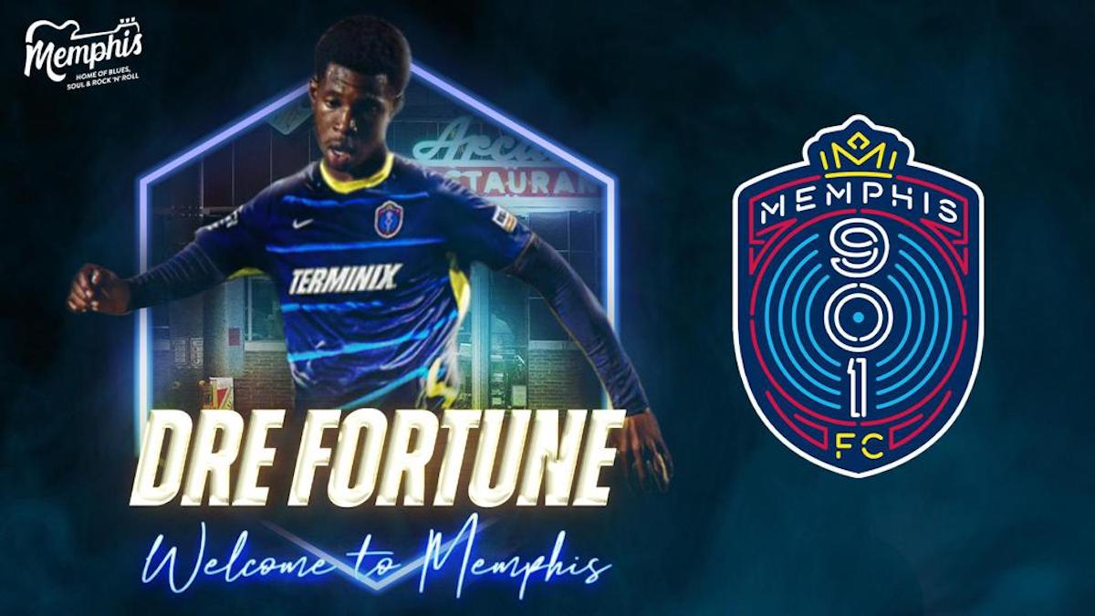 Memphis adds talented attacking midfielder, Dre Fortune, to squad
