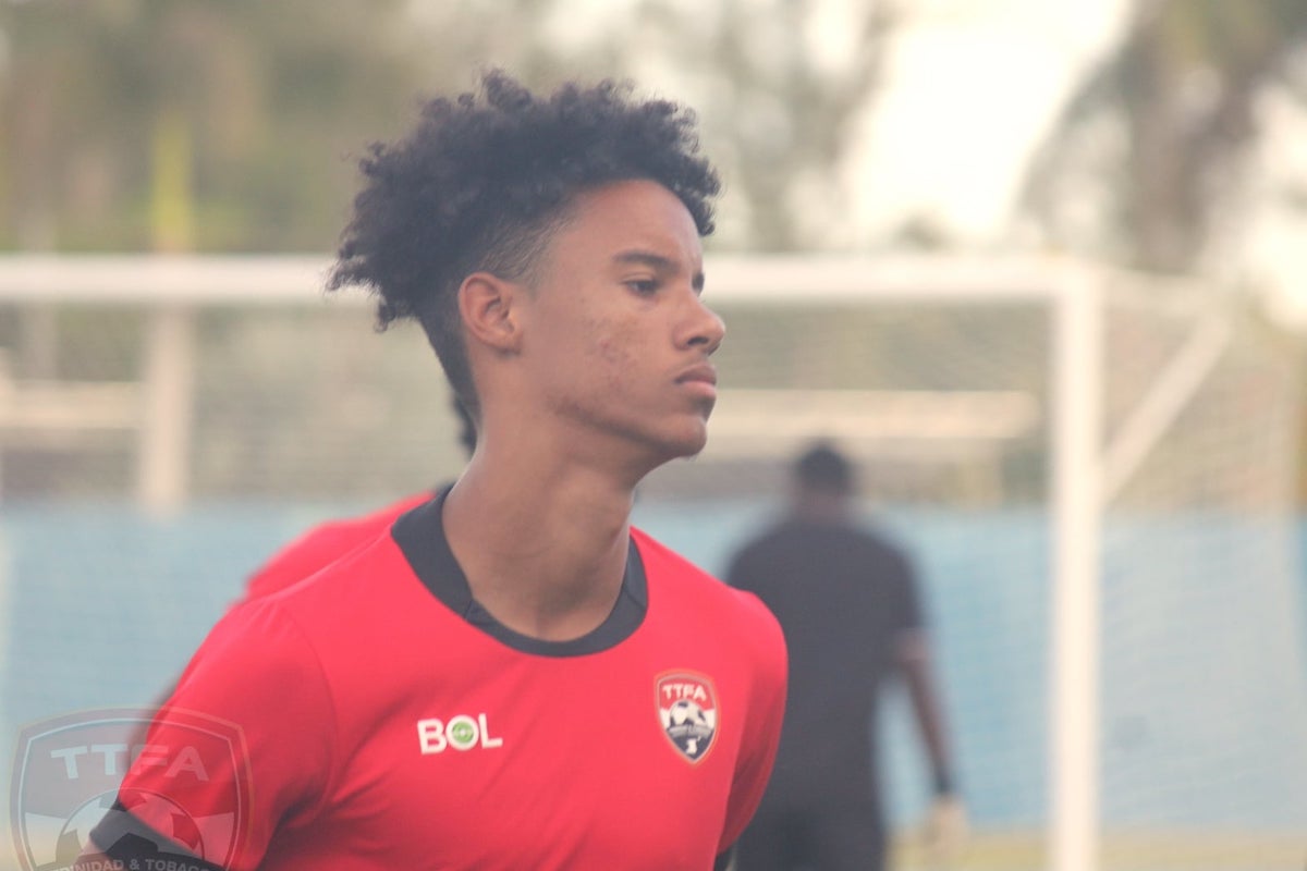 Gary Griffith III training with the Trinidad and Tobago Senior Team in the Bahamas