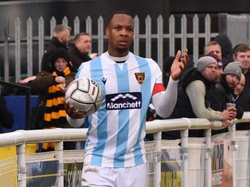 Gavin Hoyte loves wearing the captain's armband at Maidstone Picture: Steve Terrell