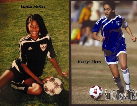 Janelle McGee and Keenya Pierre.