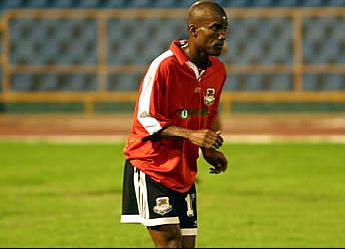 Former Joe Public striker Kerry Baptiste 