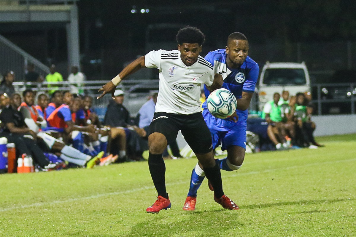 La Horquetta Rangers vs Police FC in the 2019 First Citizens Cup Final at Diego Martin Sporting Complex, Bagatelle, Diego Martin on December 6th 2019.