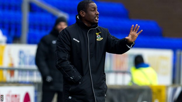 Russell Latapy as Inverness Caley Thistle's assistant coach