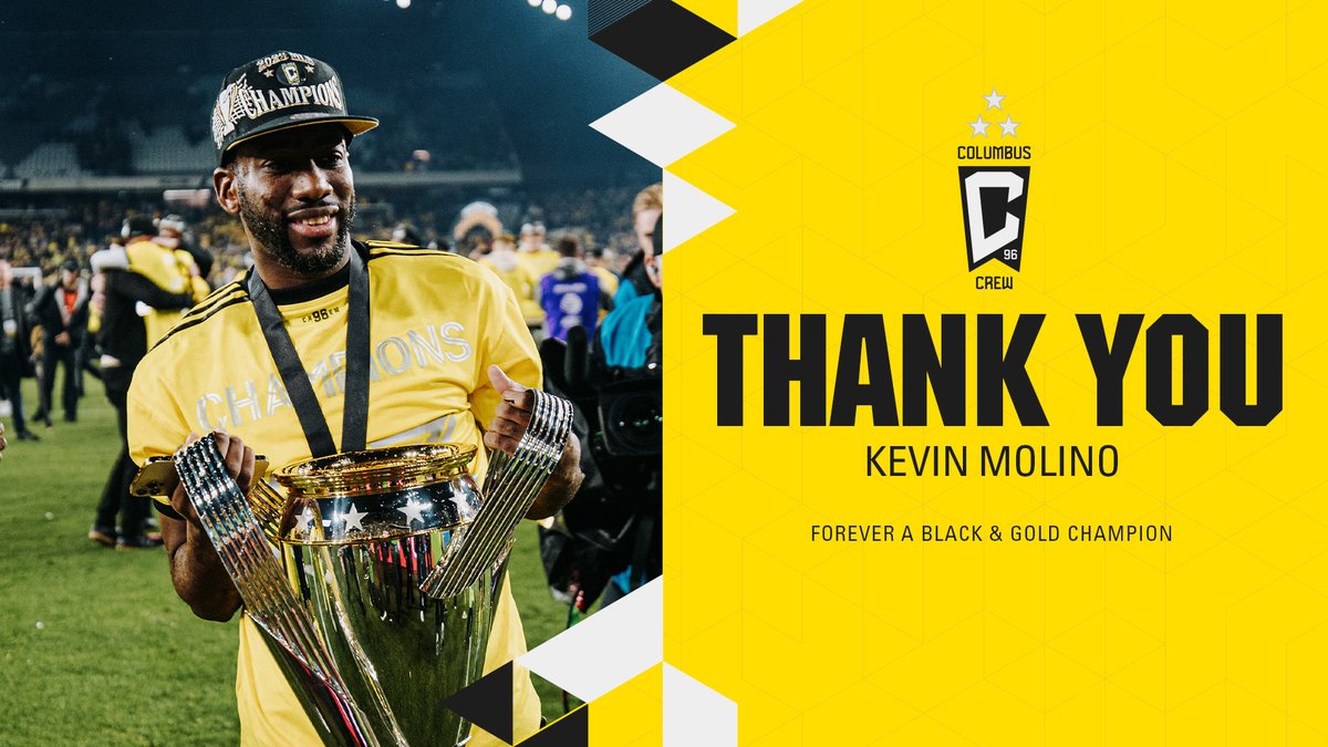 Columbus Crew mutually agree to terminate Kevin Molino’s contract 