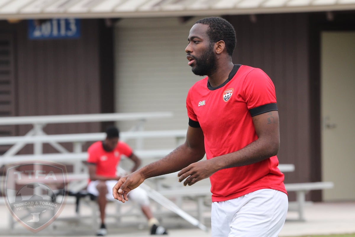 Kevin Molino during a Trinidad and Tobago session in Boca Ration, FL