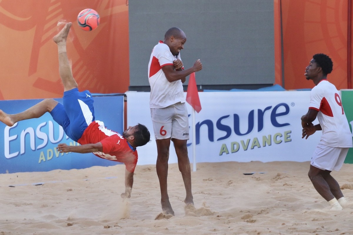 Trinidad and Tobago Men's Beach Soccer Team in Paraguay for training camp