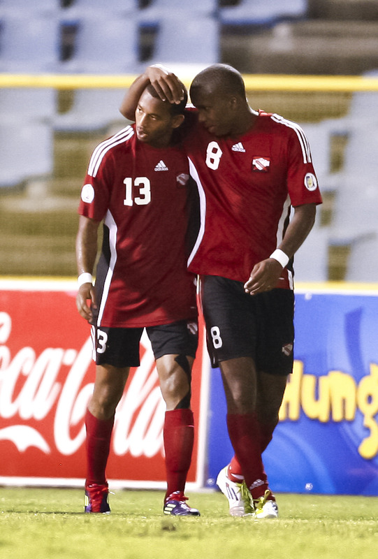 Peltier (left) says a lot to play for as T&T get set for Canada friendly.... Hyland (right) is out...