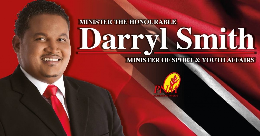 Minister of Sport and Youth Affairs, the Honourable Darryl Smith.