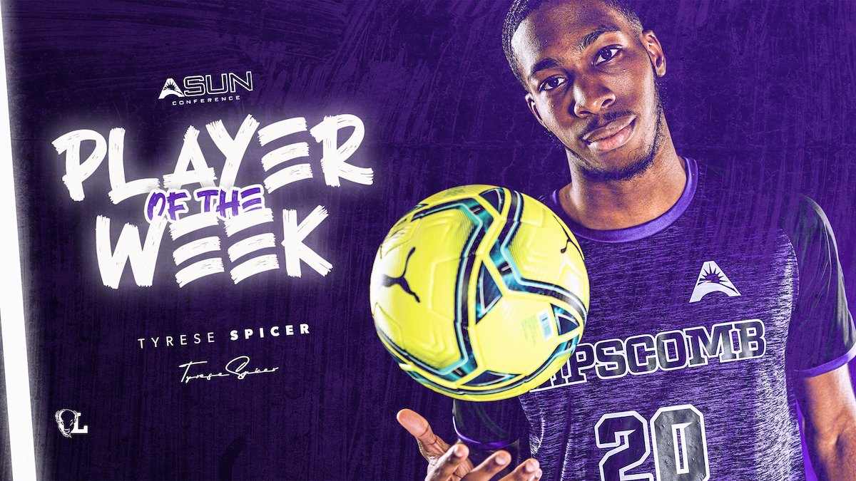Tyrese Spicer named ASUN Conference Men's Soccer Player of the Week