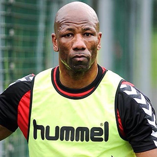 Marvin Andrews training with Clyde FC