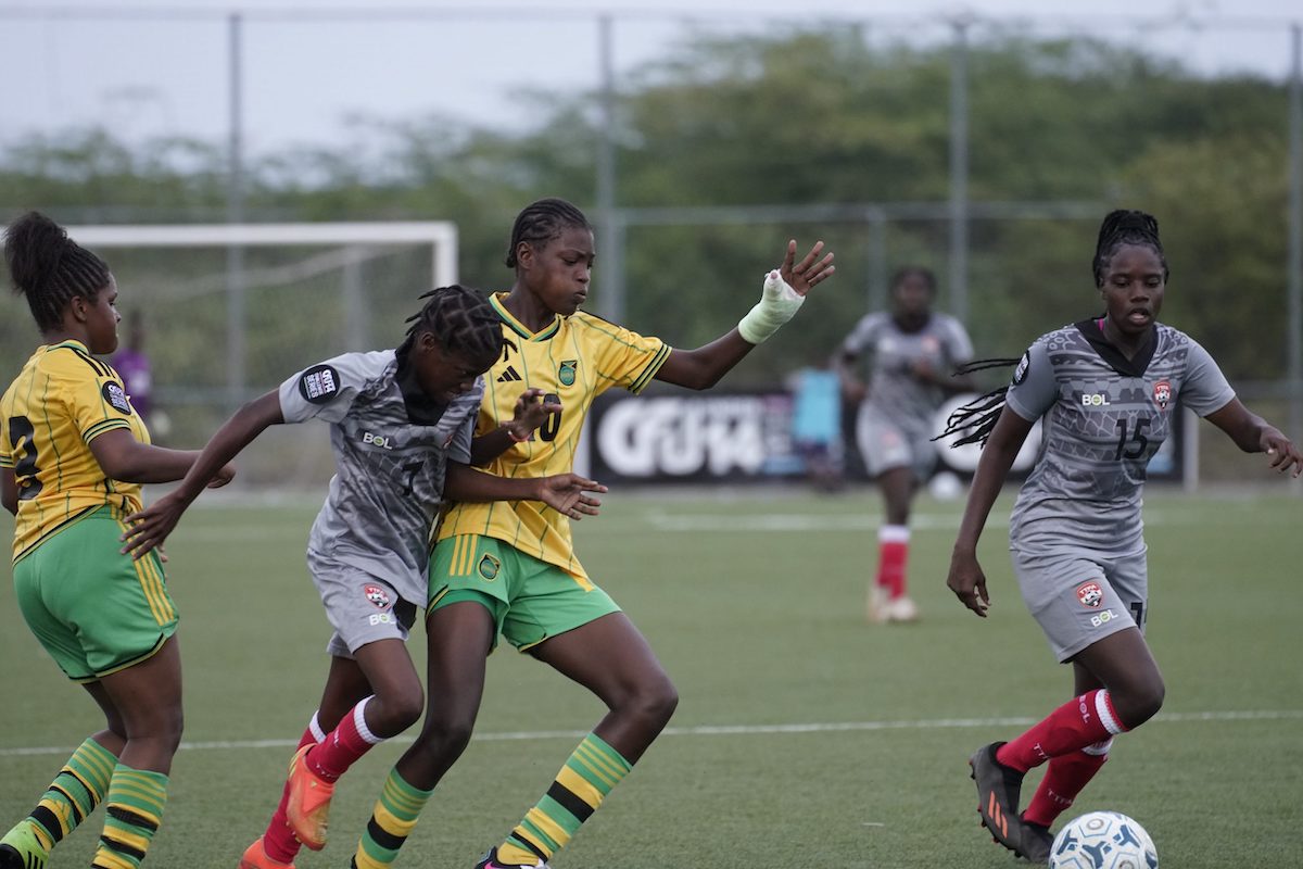 Jamaica Girls U-14 vs Trinidad and Tobago Girls U-14 at the ABFA Technical Center in St. John’s, Antigua on Monday, August 21st 2023.