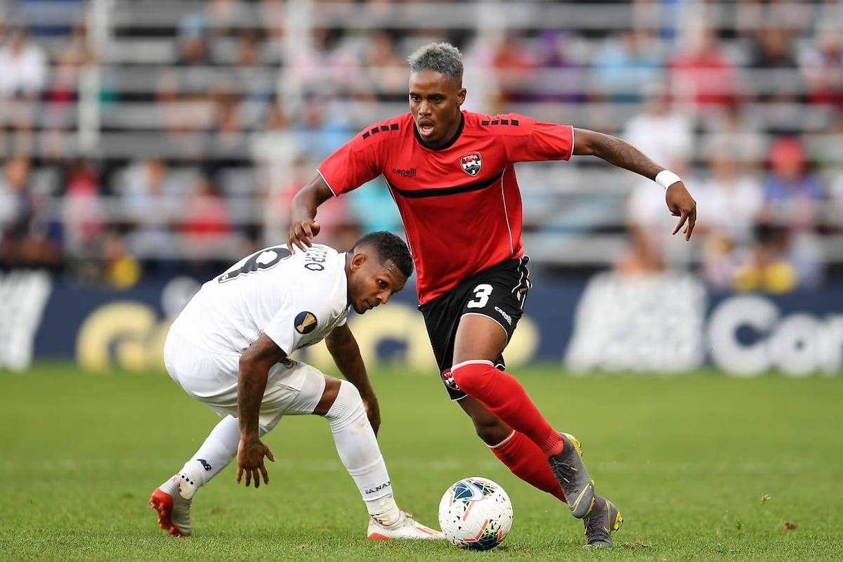 Joevin Jones in action during a 2019 Concacaf Gold Cup match against Panama at Allianz Field, St. Paul, MN on June 18th 2019