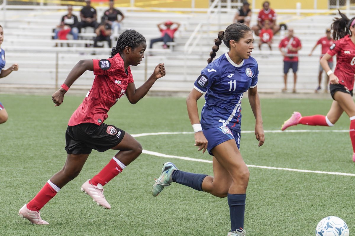 Puerto Rico Girls U-14 vs Trinidad and Tobago Girls U-14 at the ABFA Technical Center in St. John’s, Antigua on Saturday, August 19th 2023.