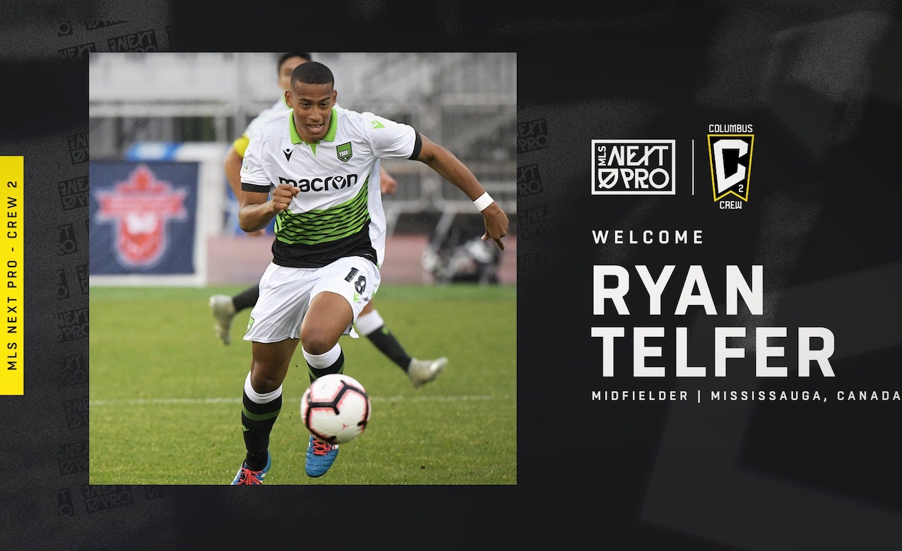 Columbus Crew 2 signs Ryan Telfer