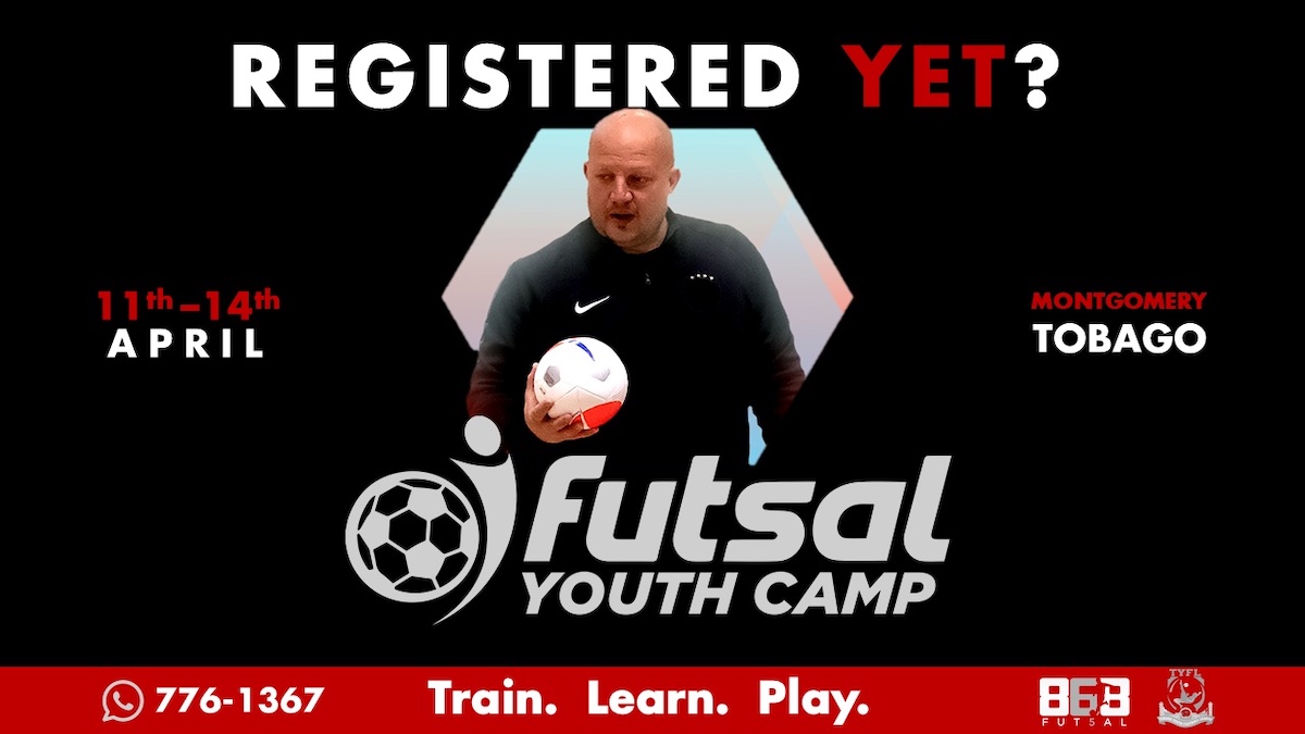 Futsal Youth Camp in Montgomery, Tobago from April 11th-14th
