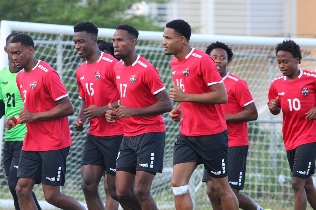 Trinidad and Tobago train in Basseterre, St. Kitts and Nevis ahead of their 2026 Concacaf World Cup Qualifier against Bahamas on June 8th 2024.