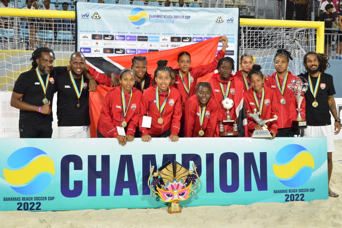 Trinidad and Tobago Women - 2022 Bahamas Beach Soccer Cup Champions