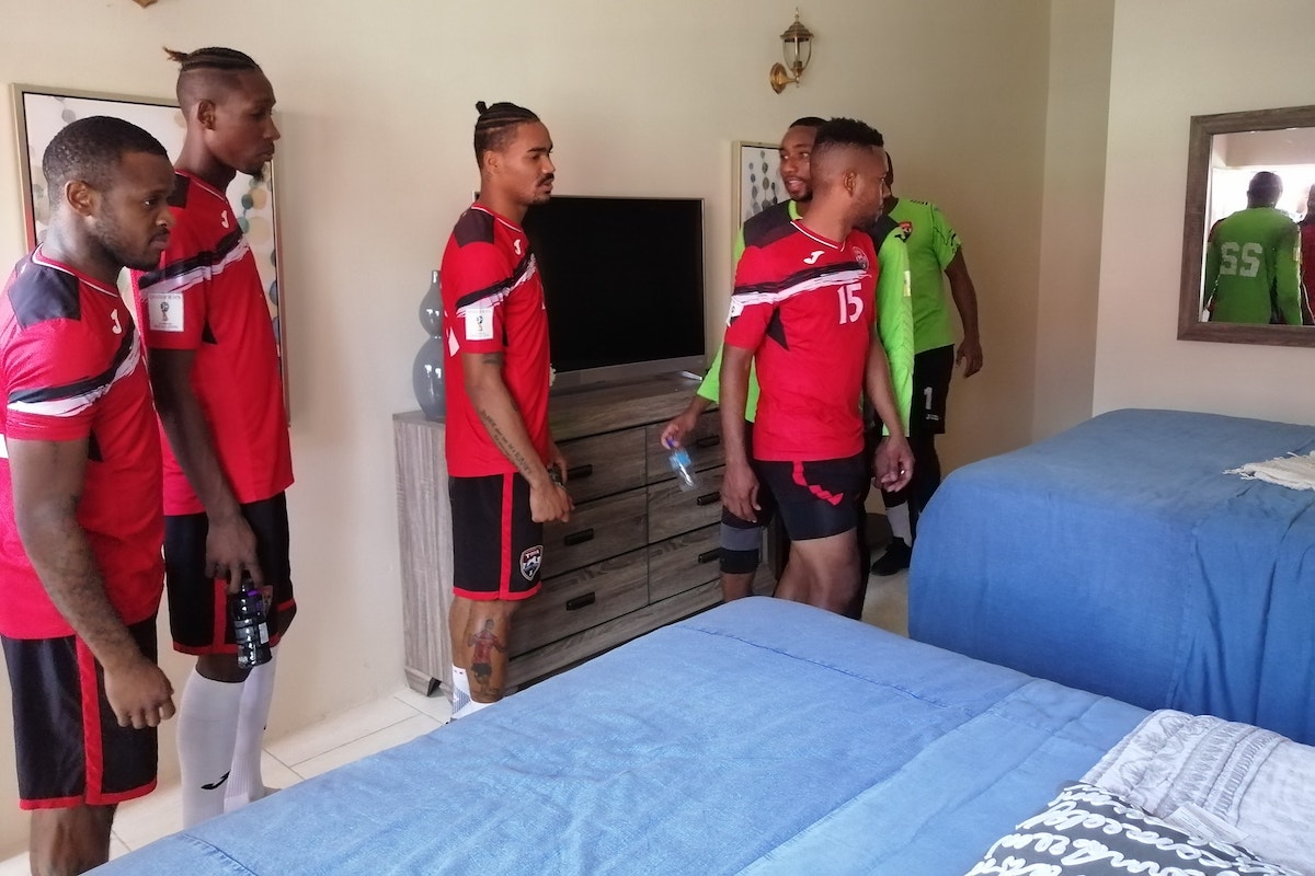 Senior players visit the Home of Football