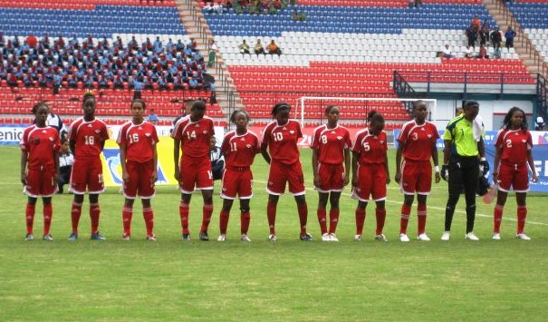 Women senior team members at the 2010 CAC games.