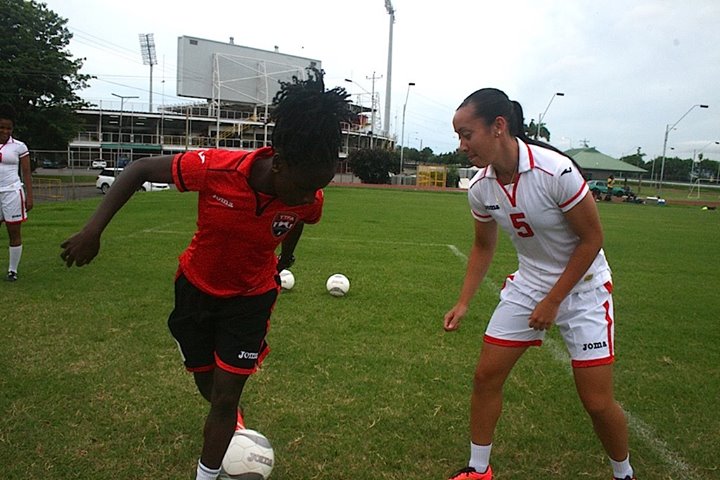 T&T Women's team settles in Mexico City.